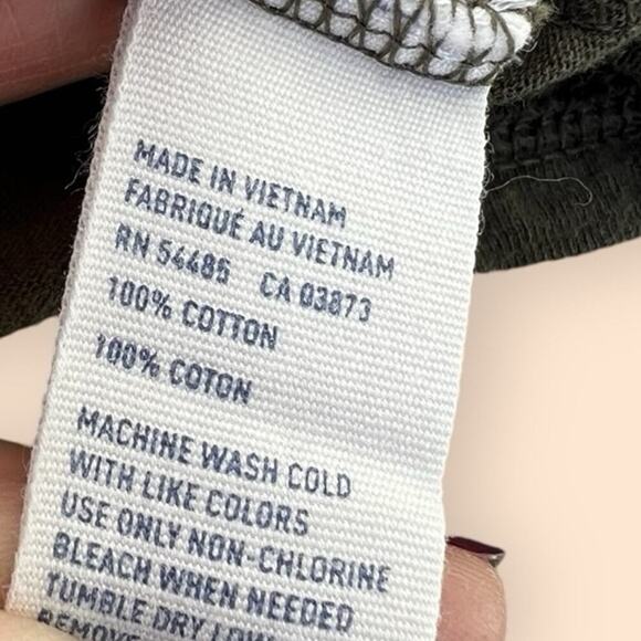 American Eagle Outfitters women’s size S cotton olive green cardigan - Picture 6 of 8